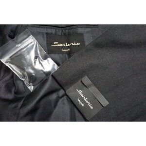 Sartorio Napoli Gray S110s Wool 2 Pc Suit Jacket Pants 40R BRAND NEW